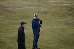 Shooting video on the golf course during a home tournament for the MSUB golf teams.